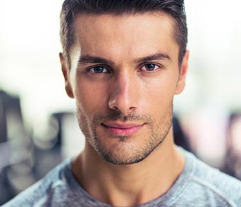 Handsome man at gym